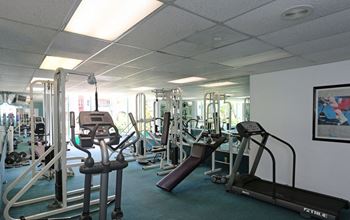 Private Fitness Center with State-Of-The-Art Equipment at La Vista Terrace, Hollywood